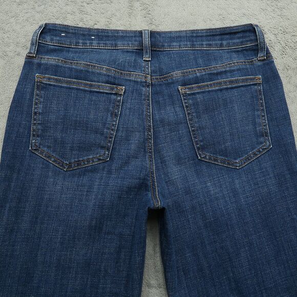 Chico's Jeans Women's 0 US-4 Mid-Rise Slimming Girlfriend Kick Flare 25" Inseam - Picture 15 of 16